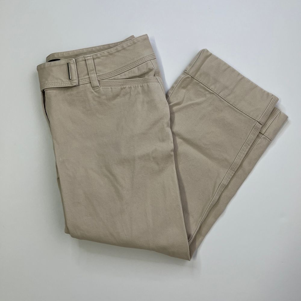 White House Black Market Tan Capris
